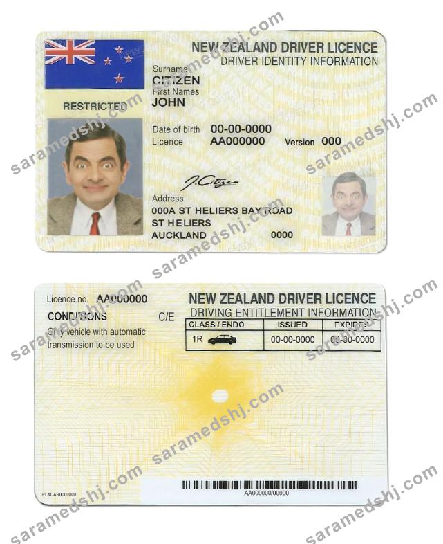 New Zealand driving license